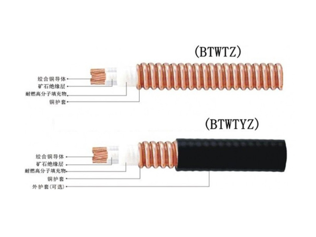 轧纹铜护套矿物绝缘防火电缆(YTTW等)系列